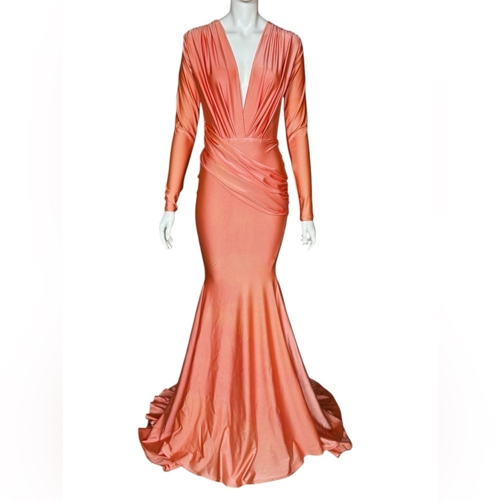 Jessica Angel Formal Gown Maxi Dress - Style 325 Color Roses Size Small. G#21